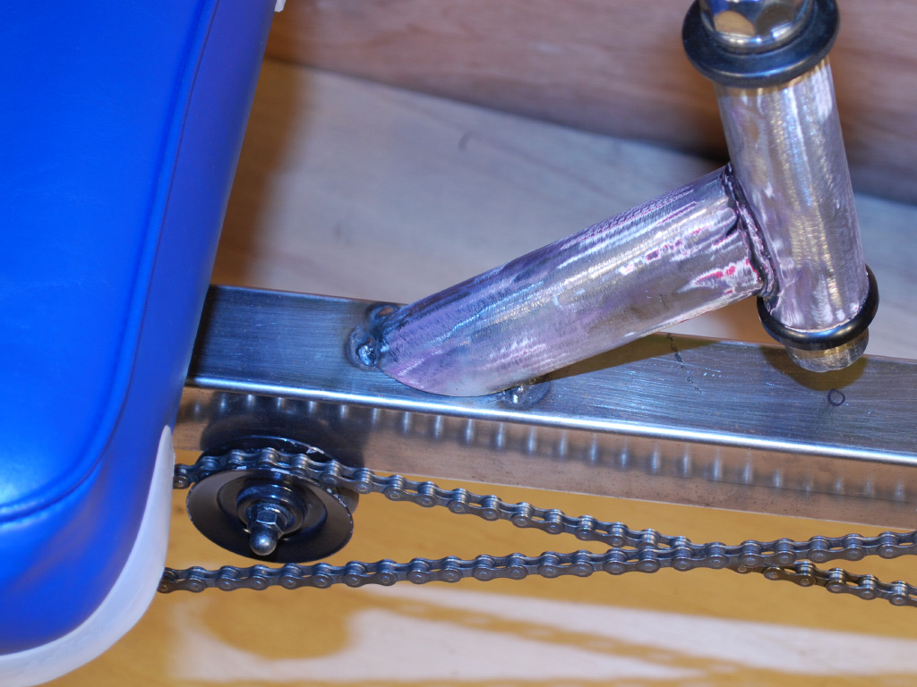 LodeRunner Utility Trike - chain guide pulley